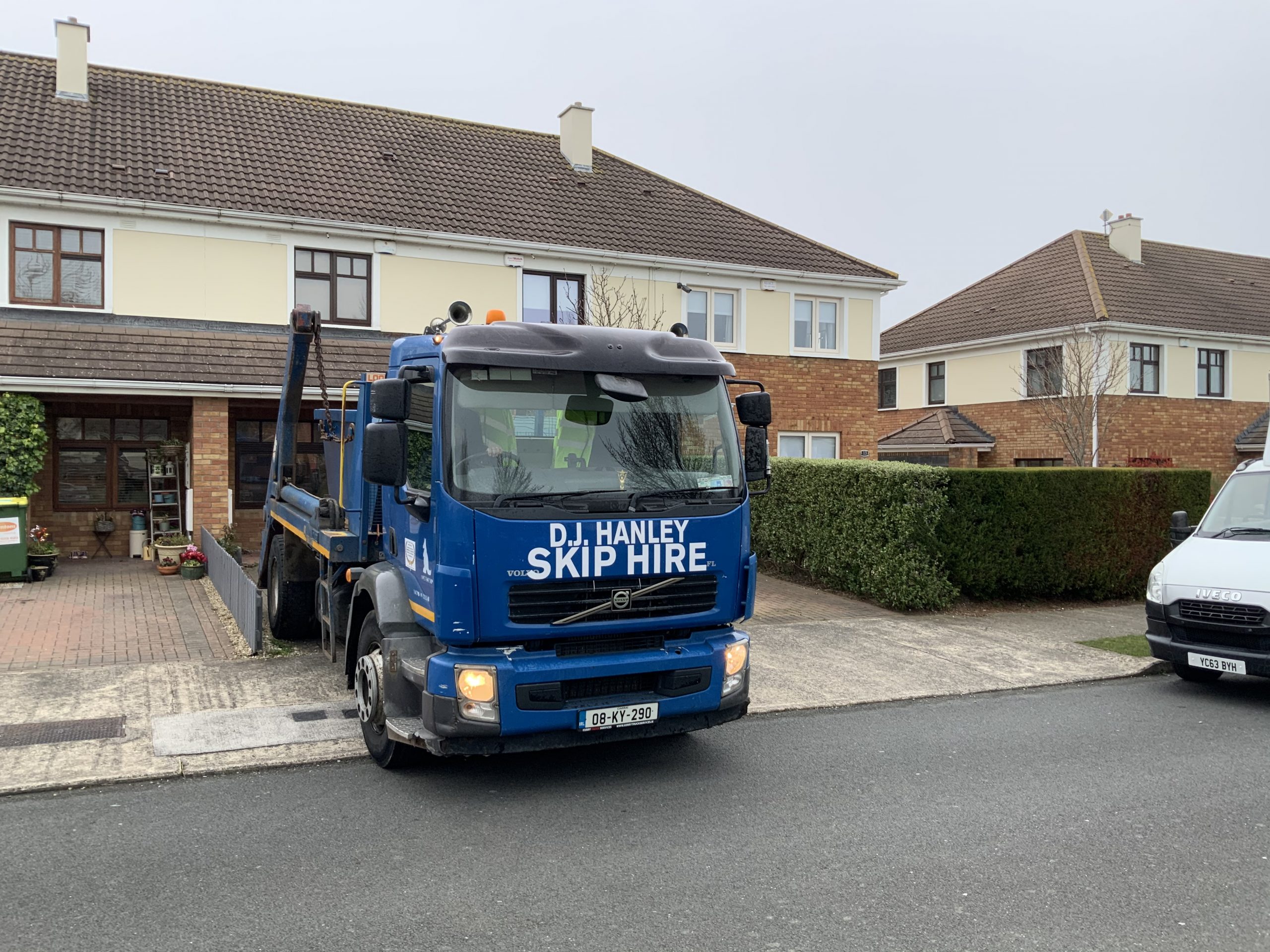 Thank you for your message. DJ Hanley's Skip Truck Skip Hire